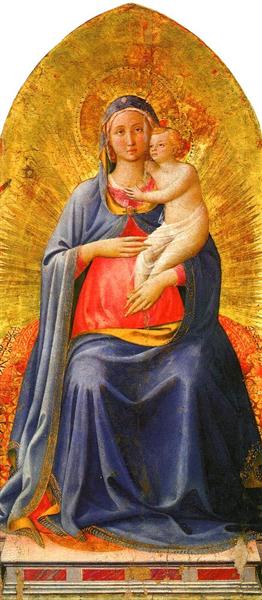 Мадонна с младенцем, 1450 - 1455 - Фра Анджелико