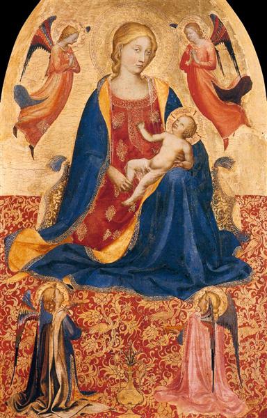 Madonna of Humility, c.1418 - 安傑利科