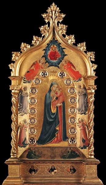 Мадонна звезды, c.1424 - Фра Анджелико