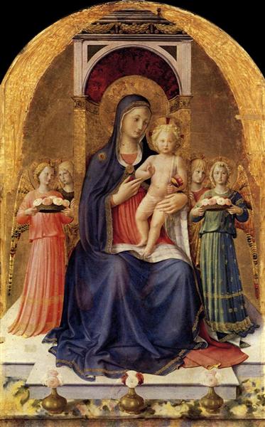 Perugia Altarpiece (central panel), 1447 - 1448 - Фра Анджеліко