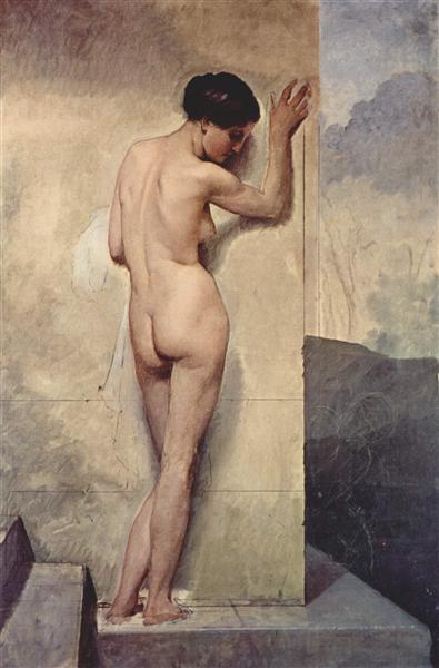 Female nude, 1859 - Франческо Хайес