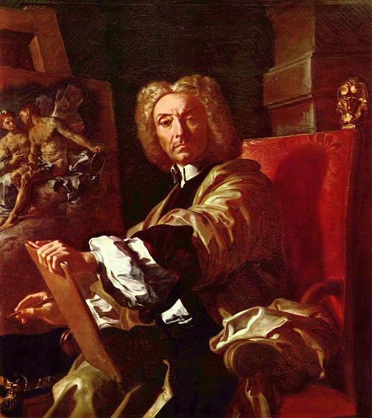 Self-Portrait, c.1715 - Франческо Солимена