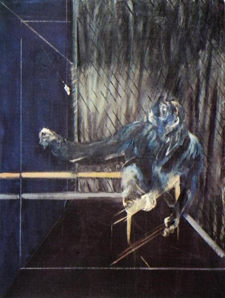 Chimpanzee, 1955 - Френсіс Бекон