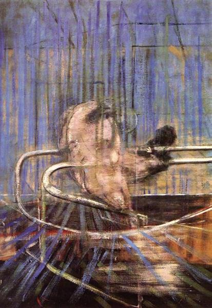 Crouching Nude, c.1952 - Френсіс Бекон