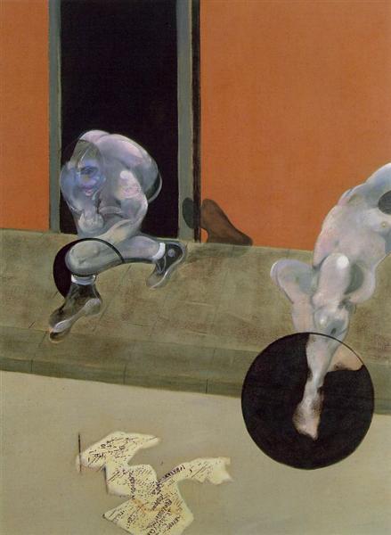 Figures in Movement, 1973 - Francis Bacon