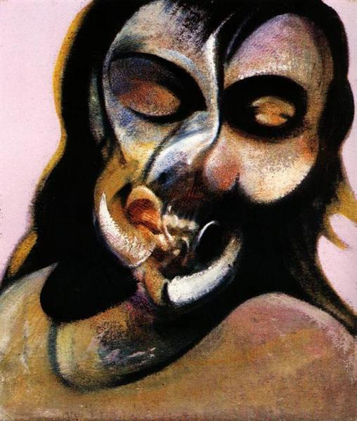 Портрет Генриетты Мораес (смеющейся), 1969 - Френсис Бэкон
