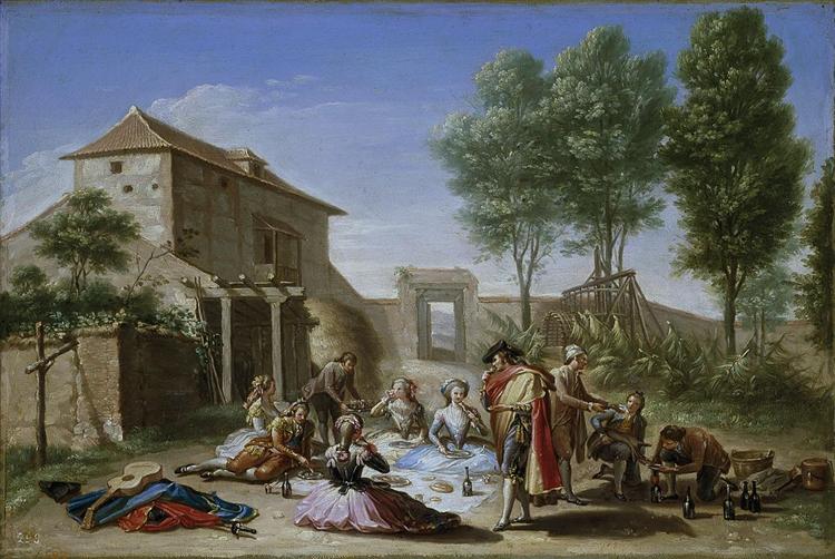 Lunch in the Field, 1784 - Francisco Bayeu y Subias