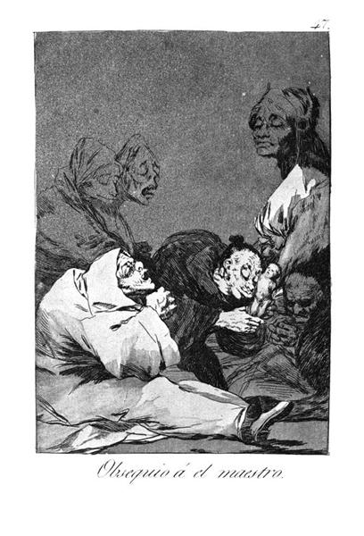 A Gift for the Master, 1799 - Francisco Goya