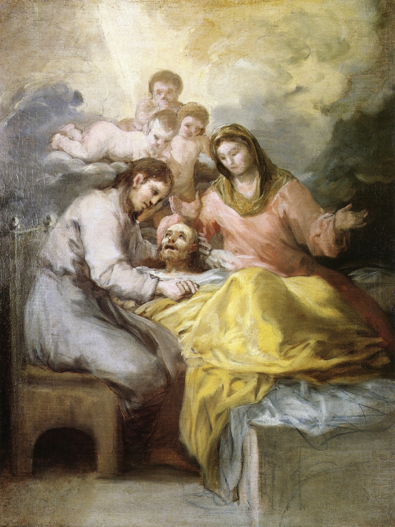 Sketch for The Death of Saint Joseph, c.1787 - Francisco Goya - WikiArt.org