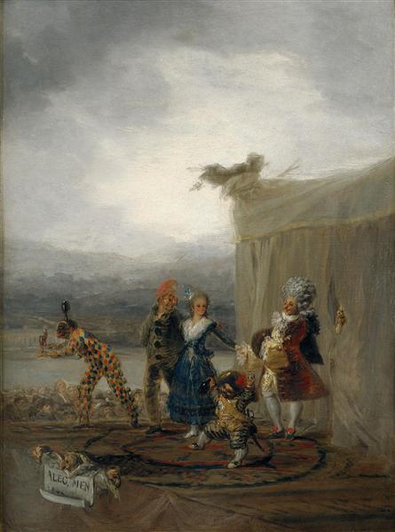 The Strolling Players, 1793 - Francisco Goya