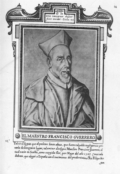 Francisco Guerrero, 1599 - Франсиско Пачеко