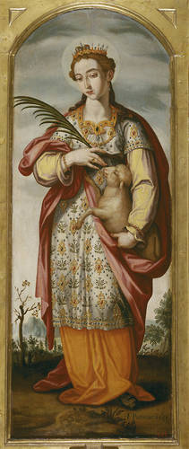 Saint Ines, 1608 - Francisco Pacheco del Río
