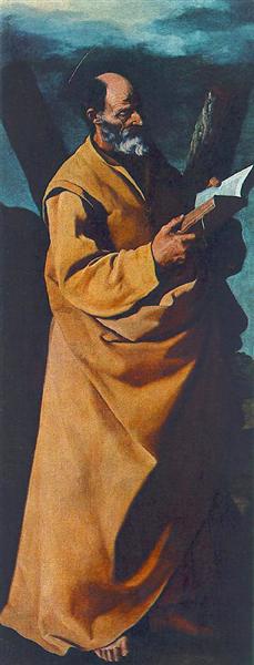 Apostle St. Andrew, 1631 - Франсіско де Сурбаран