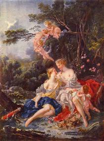 Jupiter and Callisto - Франсуа Буше