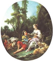 Are They Thinking About the Grape? - Francois Boucher