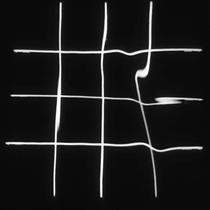 Reflections in water deformed by the spectator - Francois Morellet
