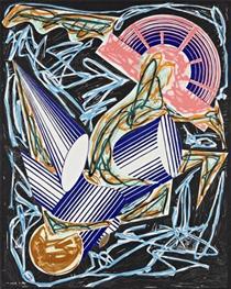 Front Cover, from Had Gadya series - Frank Stella