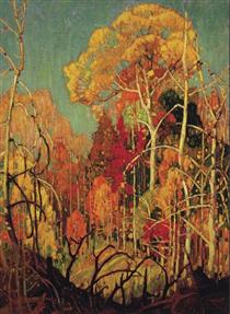 Autumn in Orillia - Franklin Carmichael