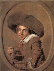 A Young Man in a Large Hat - Frans Hals