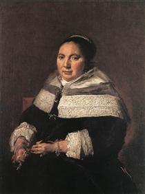 Portrait of a Seated Woman - 哈爾斯