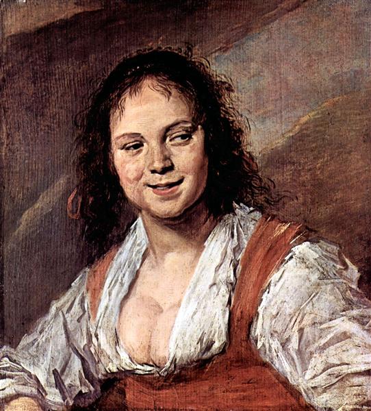 Portrait of a woman, known as The Gipsy girl, 1629 - Франс Халс