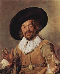 El alegre bebedor - Frans Hals