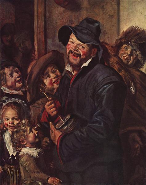 Le Joueur de rommelpot, 1618 - Frans Hals