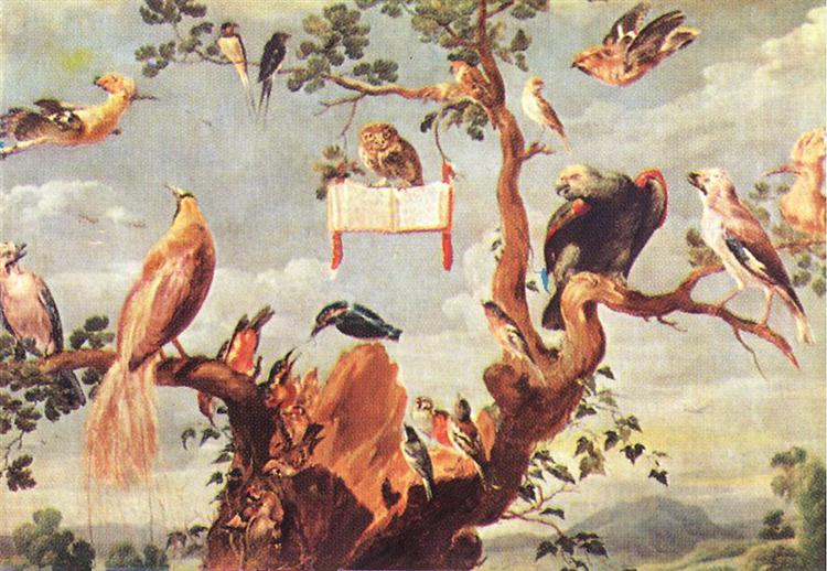 Concert Of Birds, 1629 - 1630 - Франс Снейдерс