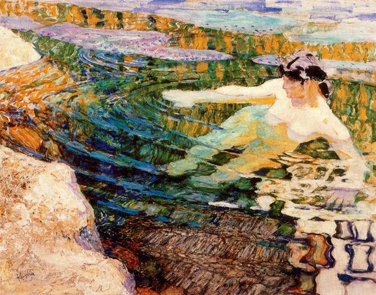 Water. The Bather., c.1907 - Франтишек Купка
