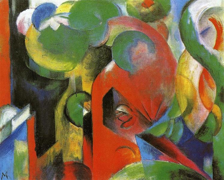 Small Composition III, c.1914 - Franz Marc
