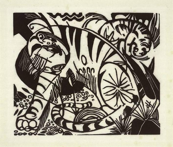 Tiger, 1912 - Franz Marc