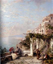 The Amalfi Coast - Franz Richard Unterberger