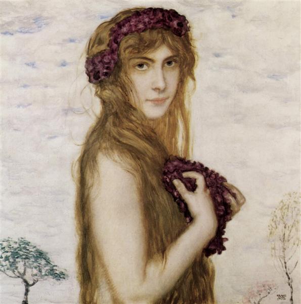 Spring, 1909 - Франц фон Штук