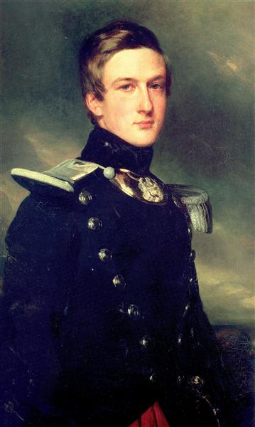 Henri Eugene Philippe Duc d'Aumale, Commander of the 17th Batallion of the Light Infantry - Franz Xaver Winterhalter