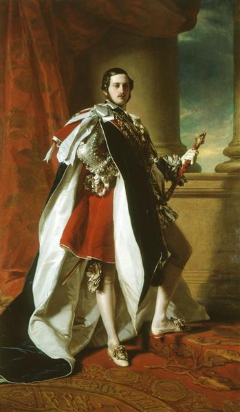 Portrait of Prince Albert, 1843 - 弗朗兹·克萨韦尔·温德尔哈尔特