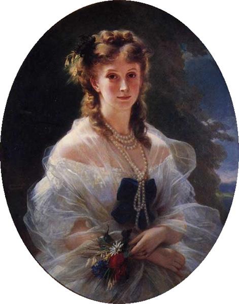 Sophie Trobetskoy, Duchess of Morny, 1863 - 弗朗兹·克萨韦尔·温德尔哈尔特