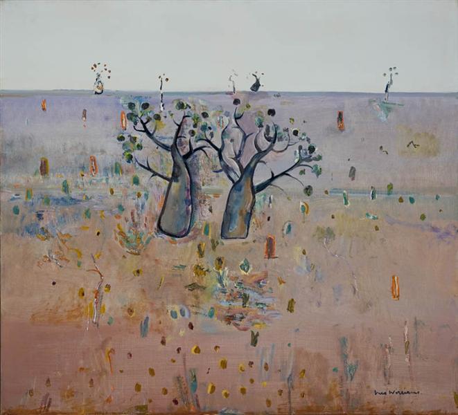 Boab trees, Kimberley's, 1981 - Fred Williams
