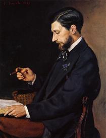 Portrait of Edmond Maitre - Frederic Bazille