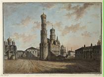 Ivan the Great Bell Tower and Chudov Monastery in the Kremlin - Fjodor Jakowlewitsch Alexejew