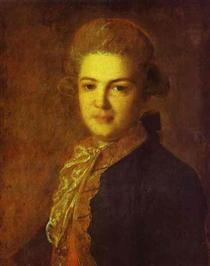 Portrait of Count Artemiy Ivanovich Vorontsov - Fjodor Stepanowitsch Rokotow