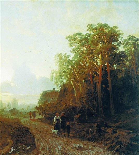 Evening, 1869 - Fyodor Vasilyev