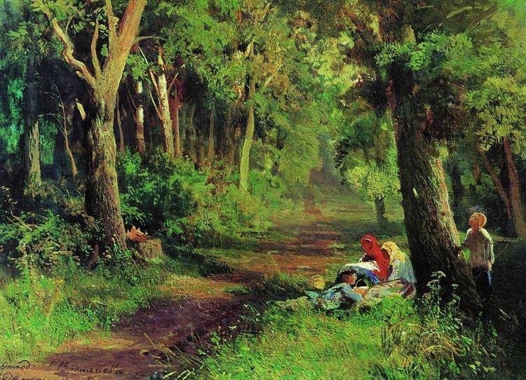 Дорога в лесу, 1867 - 1869 - Фёдор Васильев