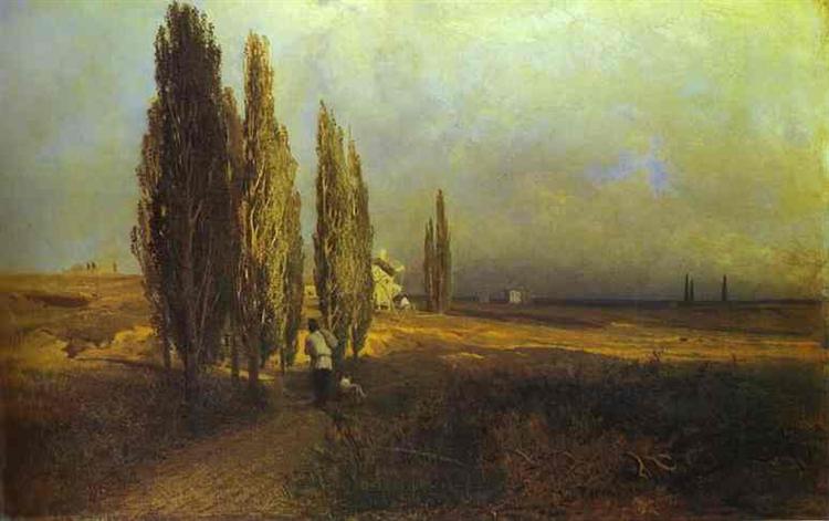 Poplars, 1870 - Fyodor Vasilyev