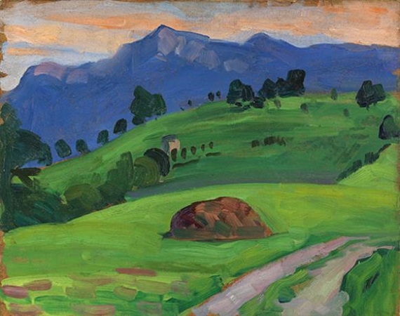 Bergwiese, 1910 - Габриэль Мюнтер