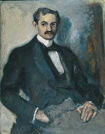 Portrait of a man - Georges Bouzianis
