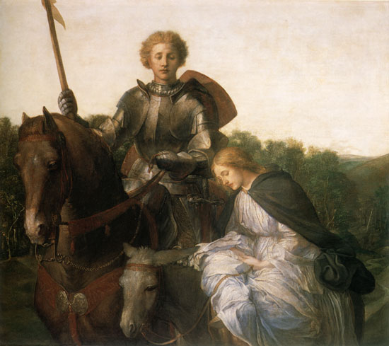 Una and the Red Cross Knight, c.1860 - George Frederic Watts