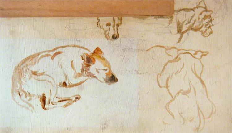 Dogs, 1860 - Джордж Харві