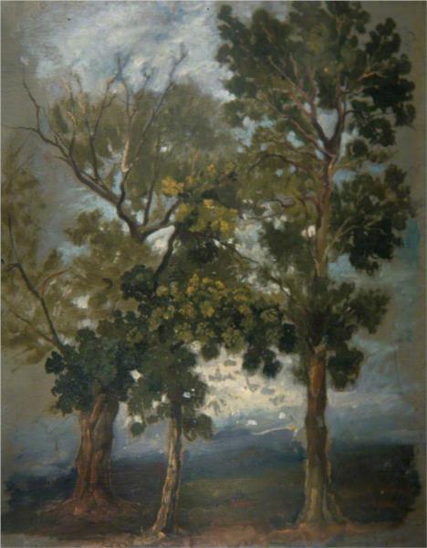 Trees on Banks of the Forth - George Harvey