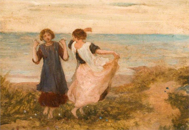 Girls Dancing, a Pastoral Symphony, 1869 - Джордж Хемінг Мейсон