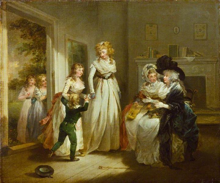 A Visit to the Boarding School, 1788 - George Morland